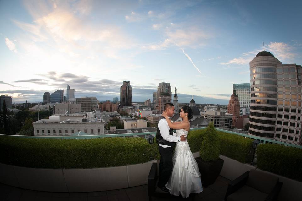 Creative couple portrait