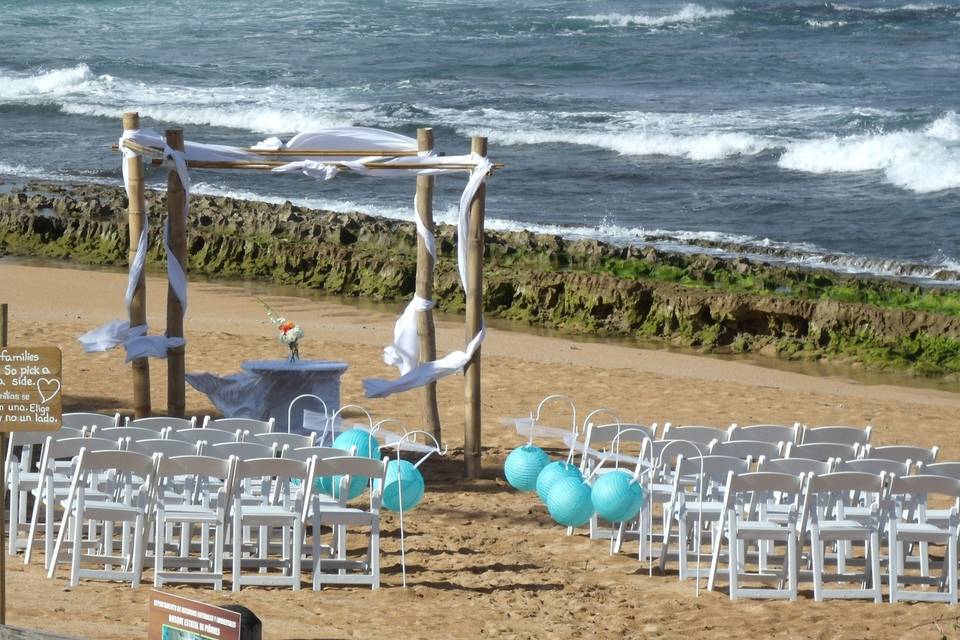 Beach wedding