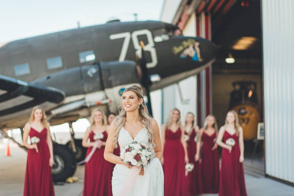 Stunning Airport Wedding