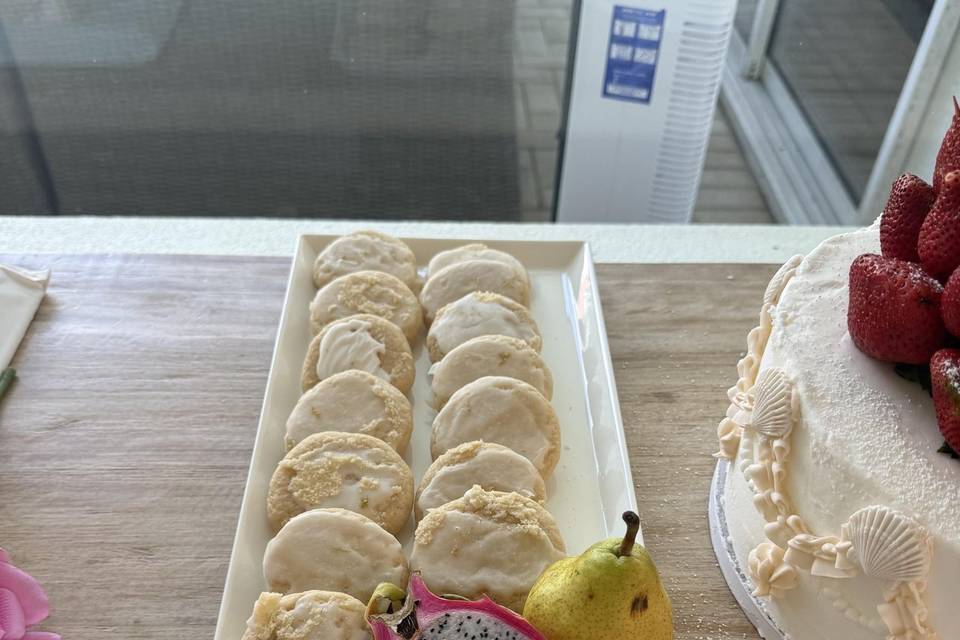 Key lime cookies