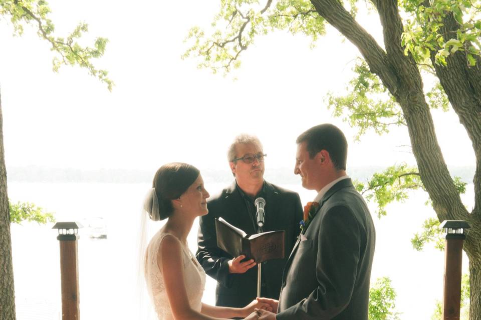 Saying the vows