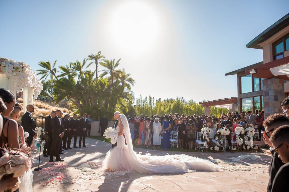 Villa Contempo Pool Ceremony