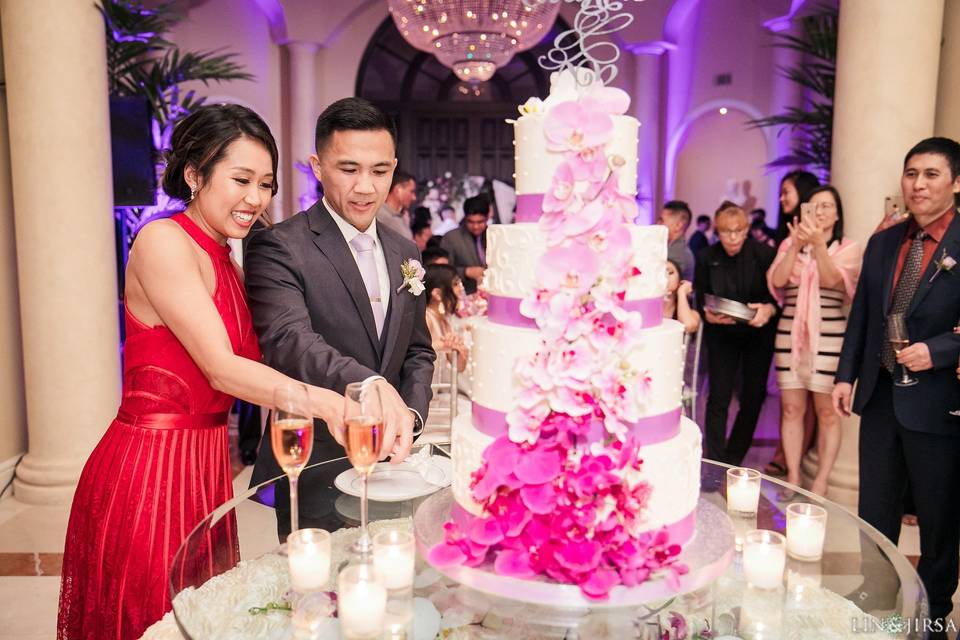 VIP Palazzo Cake Cutting