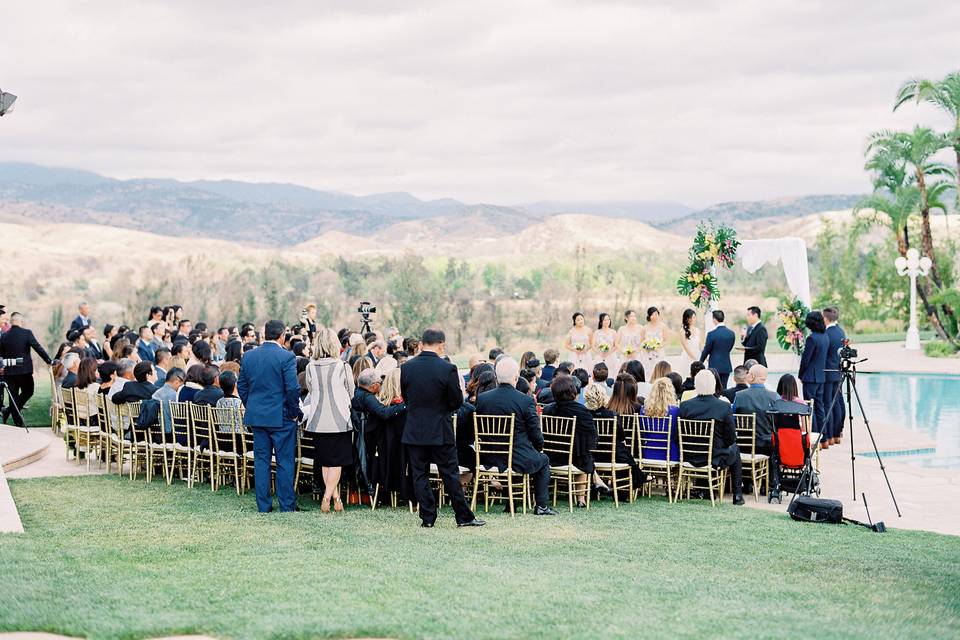 Villa Contempo Pool Ceremony