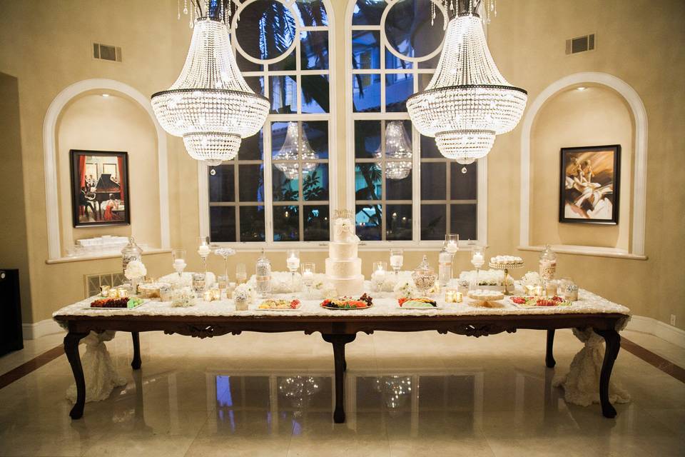 VIP Palazzo dessert table