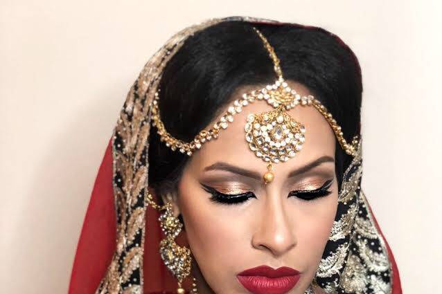 Indian bridal hair & makeup!