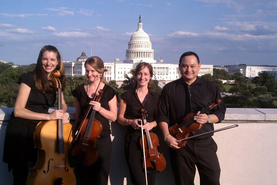 On the rooftop of 101 Constitution, Washington, DC