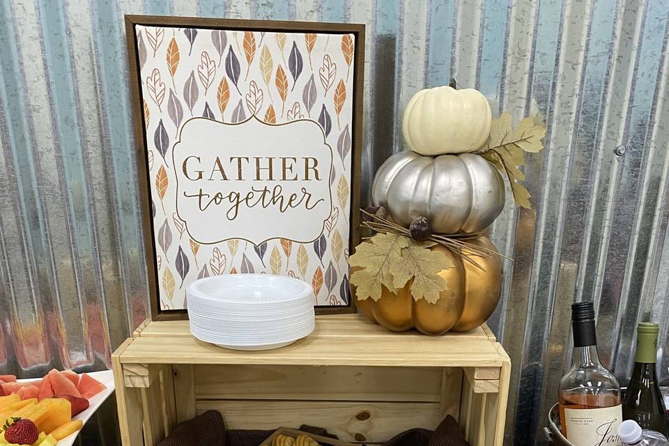 Fall Reception Display