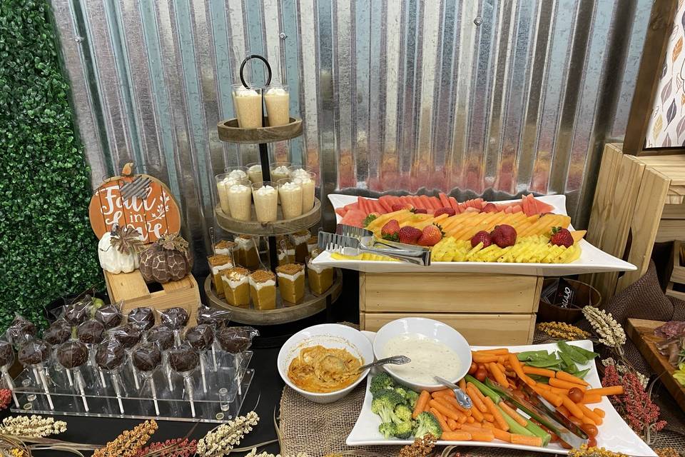 Fall Dessert/Reception Display