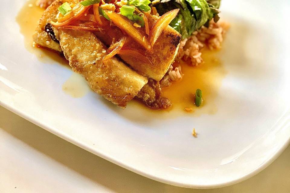 Adobo Seabass Entree