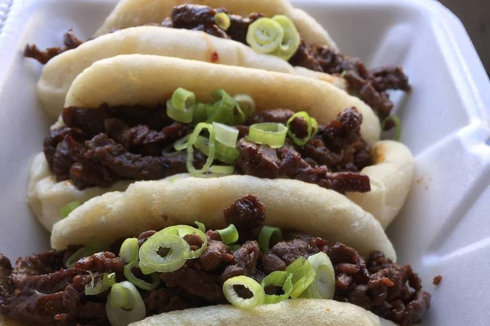 Steamed Buns with Beef Bulgogi