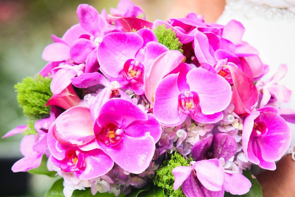 Bright pink bouquet