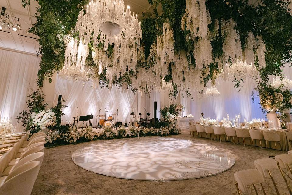 Floral Ceiling Installation