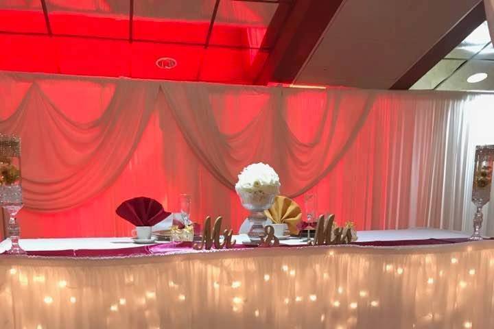 Sweetheart table