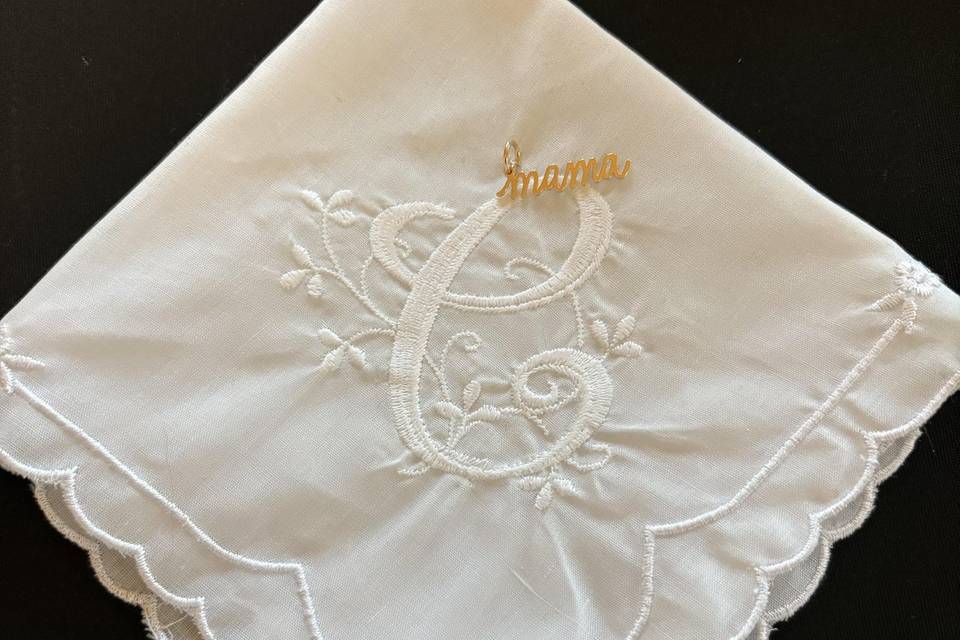Handkerchief with momma charm