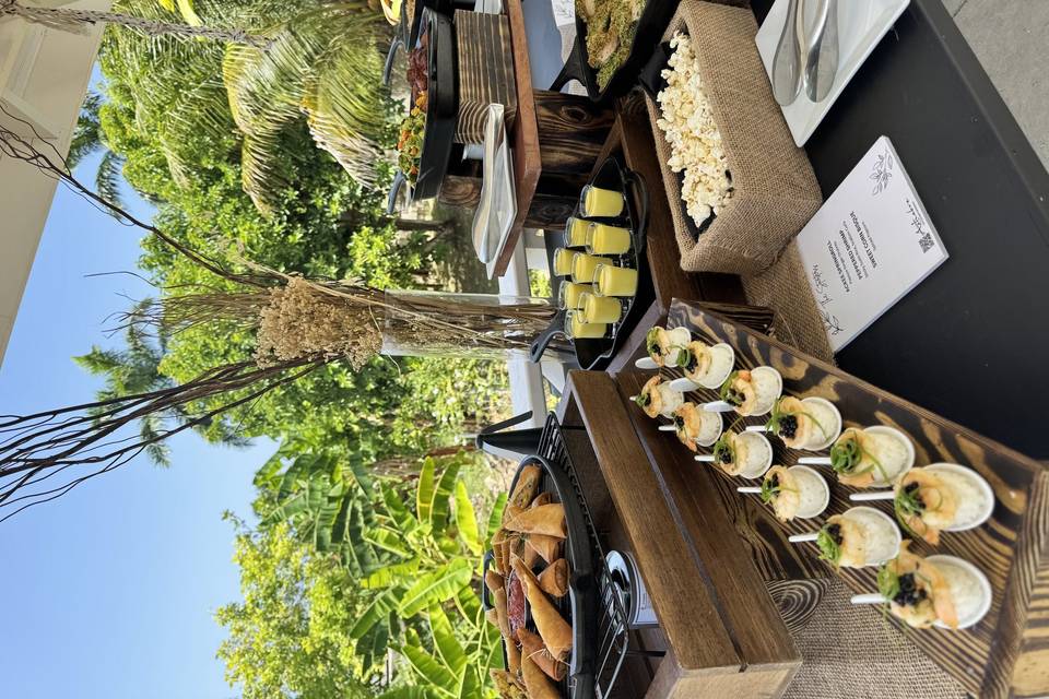 Appetizer Station Setup
