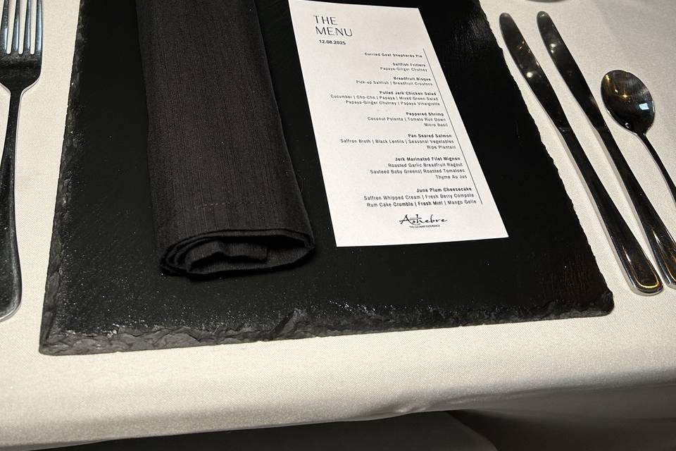 Formal Table Setting