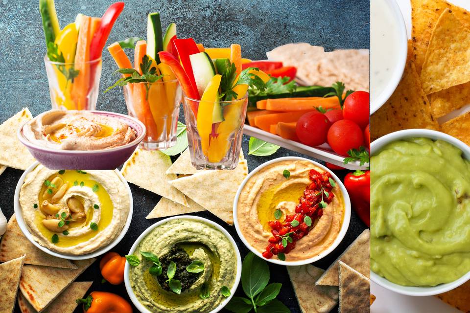 Hummus Guac appetizer