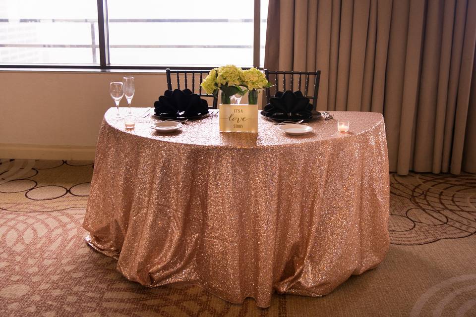Table for the couple