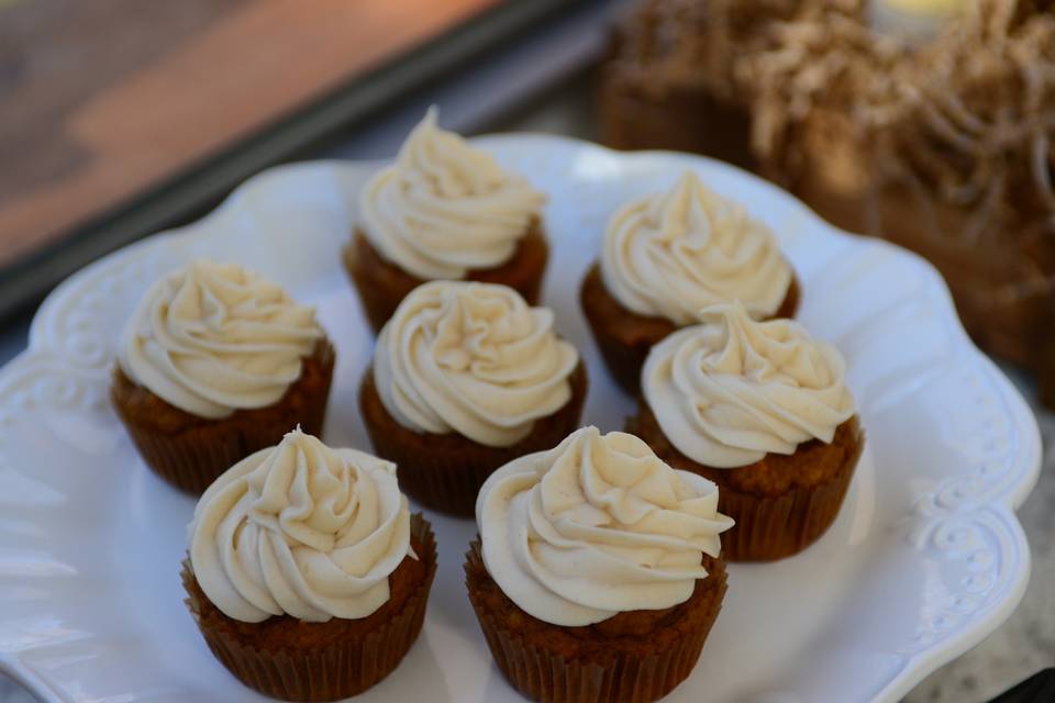 Pumpkin Spiced Vodka Cupcakes.