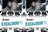 Maui Photobooth, Double Strip, 3-picture B&W layout