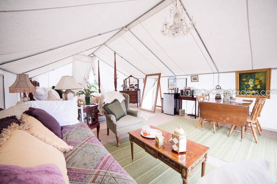 Bridal Party Glamping Tent