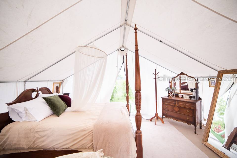 Bridal Party Glamping Tent