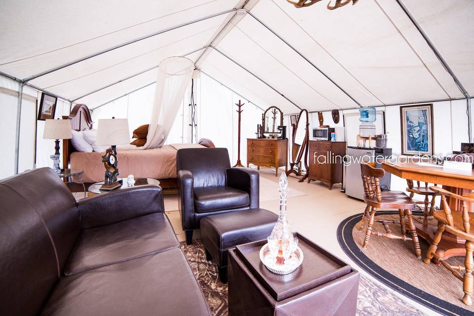 Bridal Party Glamping Tent