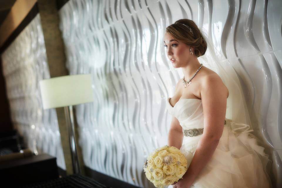 White Bridal Bouquet