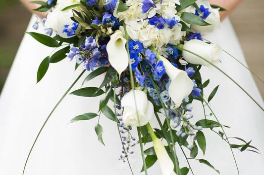 Blue and White Bouquet