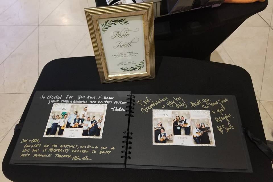 On-site guestbooks