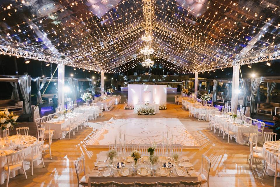 Wedding Reception with tent