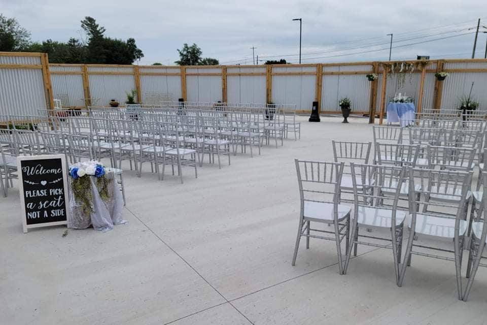 Outdoor ceremony