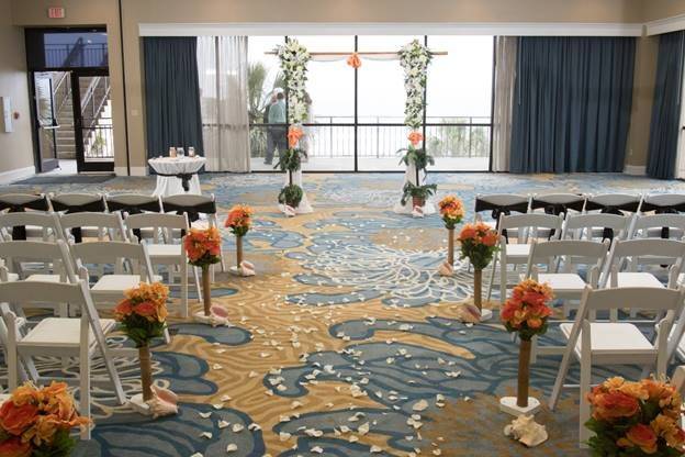 Wedding ceremony area