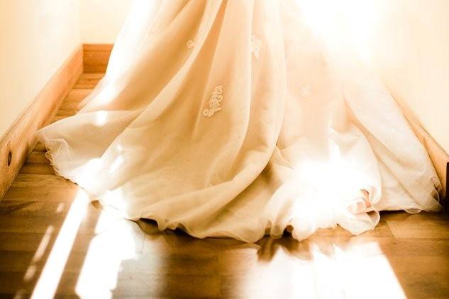 Bride in the Wolf chalet