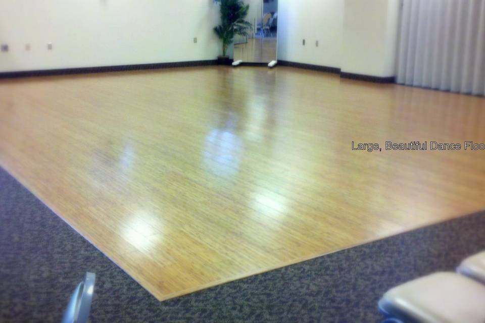 Beautiful, Large Dance floor