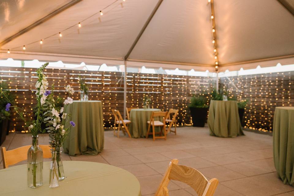 Tent on Patio