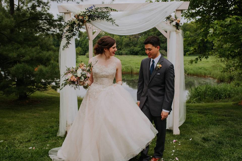 Ann Arbor barn WeddingPhoto by Abby Rose Photography