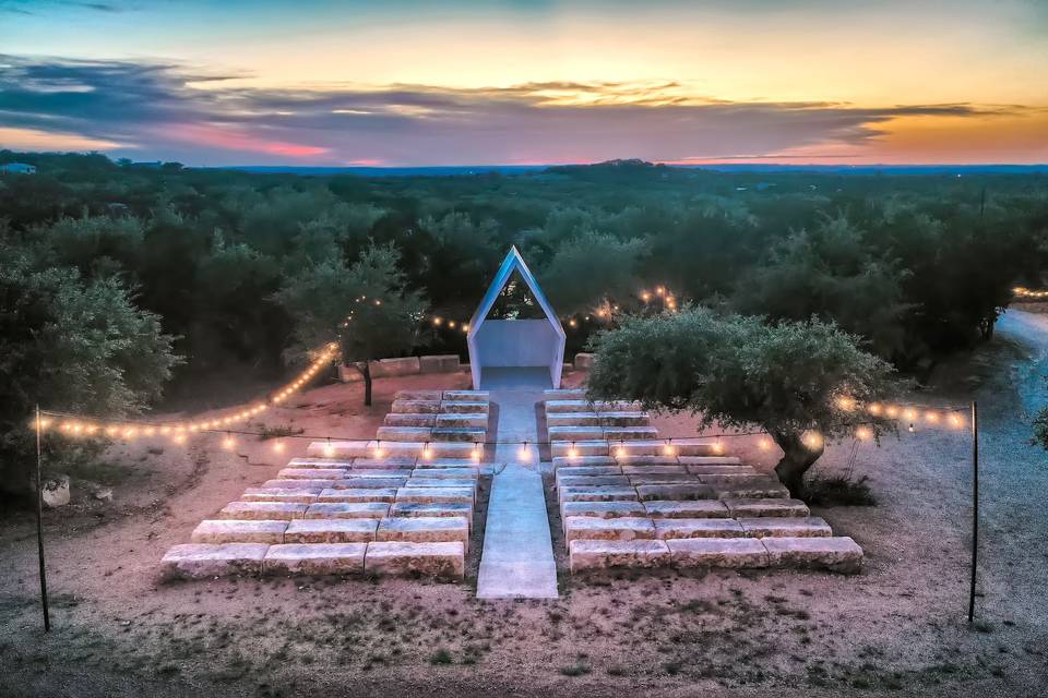 Moon Chapel at Sunset!