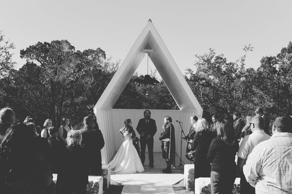 Ceremony in progress