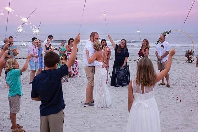 Sparkler first dance