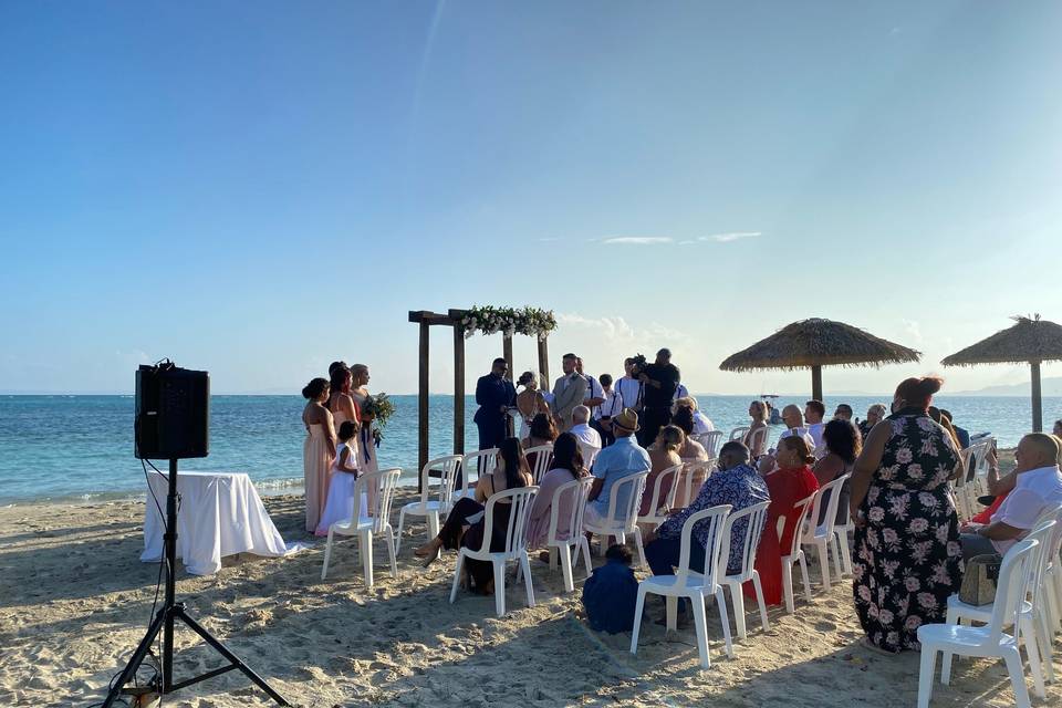 Battery Powered Beach Ceremony