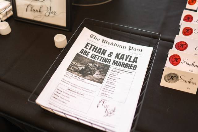 Wedding Itinerary