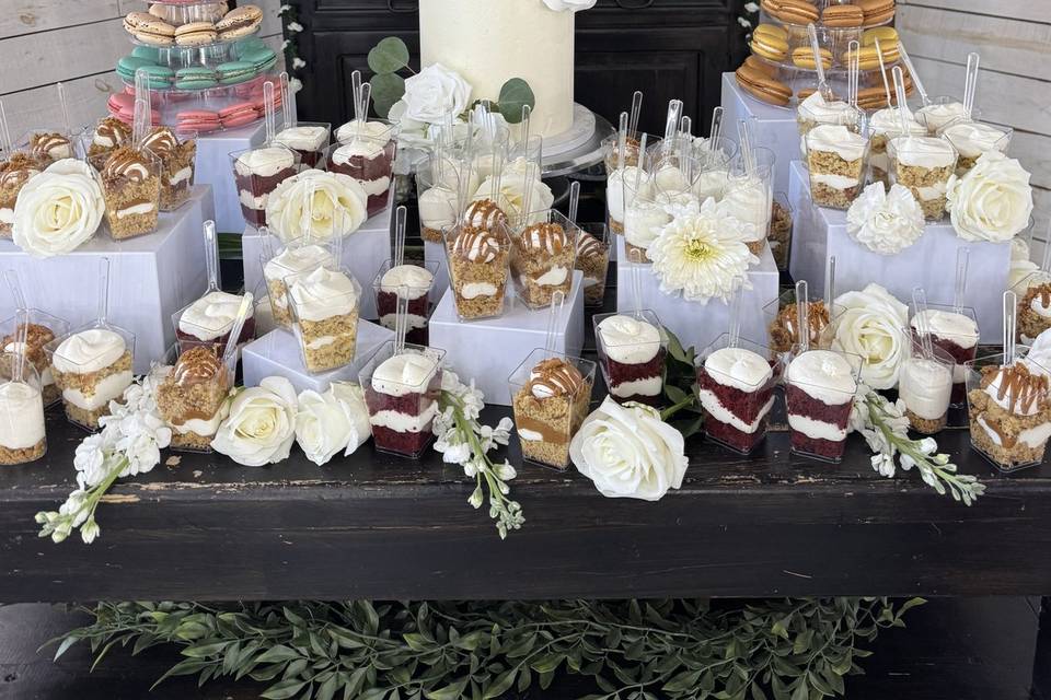 Wedding dessert table