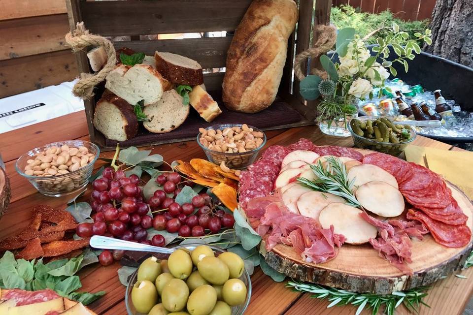 Our Charcuterie table