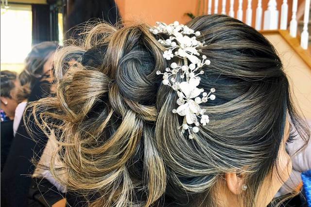 Intricate updo