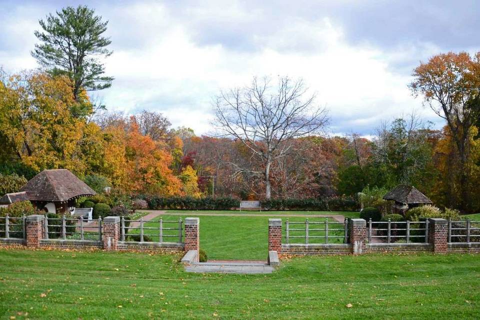 Walled garden setting