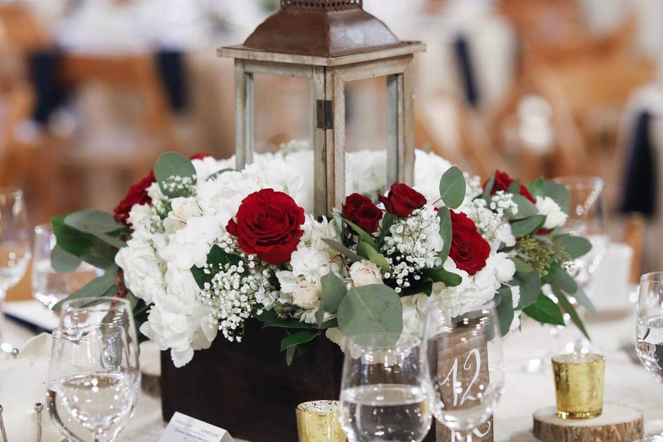 Table Decor with Candles