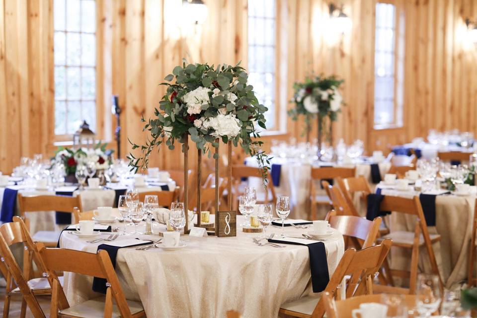 Table Decor with Candles