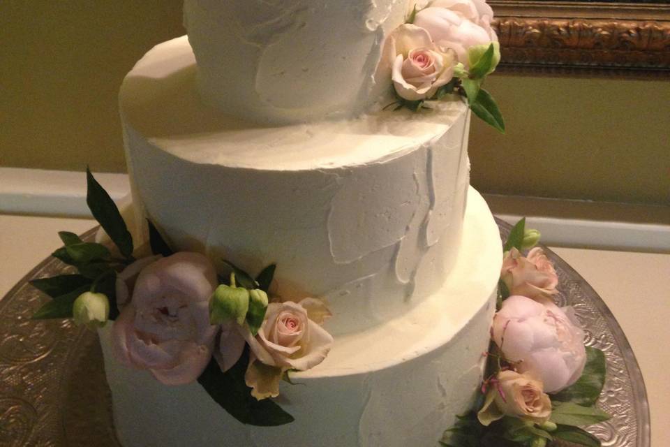Stucco Effect Cake